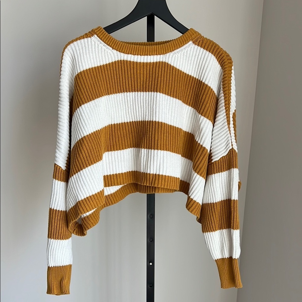 Lira knit cropped sweater